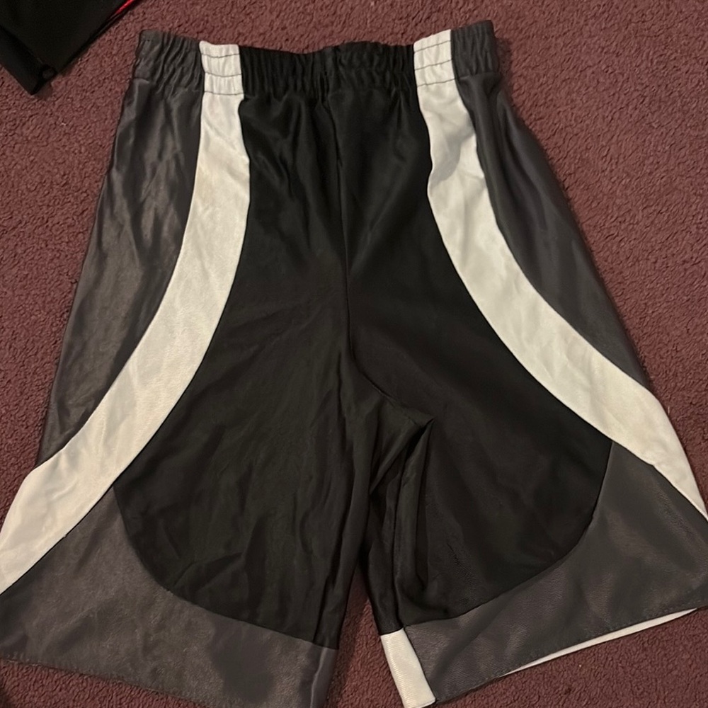 New Balance Black and White Athletic Shorts